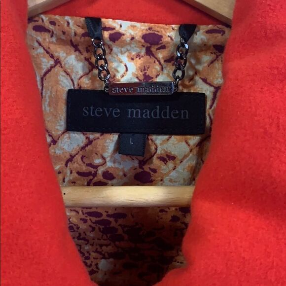 Steve Madden color block Pea Coat - Picture 2 of 8